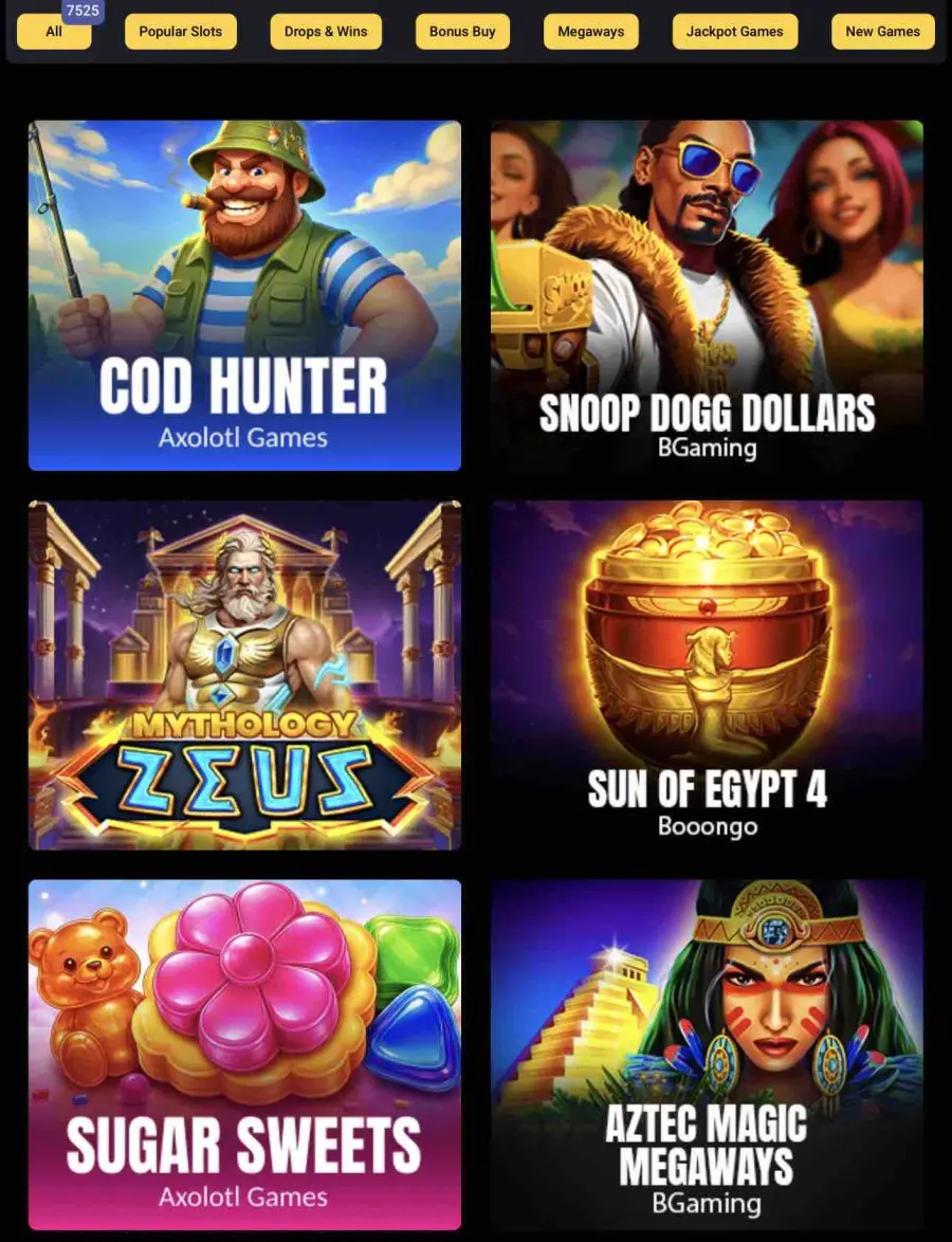 And cryptocurrency payments to players who are in a lot of different countries. The website has its own unique mafia-inspired design