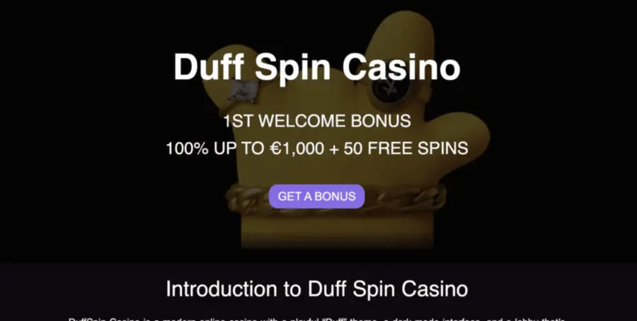 Duff spins