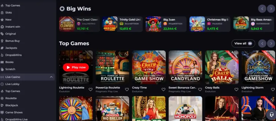 Katana spin casino