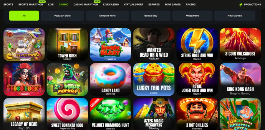 Velobet casino