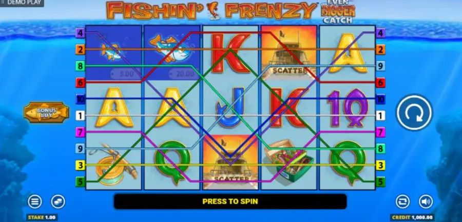 Fishin frenzy demo