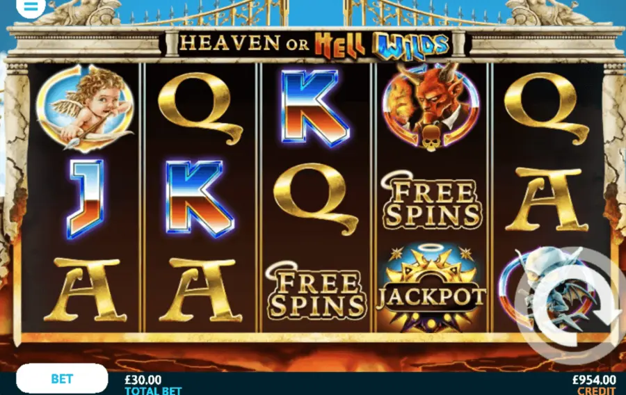 Heaven or hell wilds slot official site