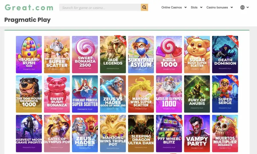 Pragmatic Play slots