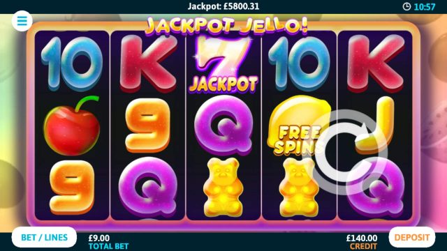 Jackpot Jello Reels - Online Slot - In game screenshot Dr Spin Casino