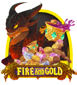 Fire and Gold online slots at Dr Slot online casino