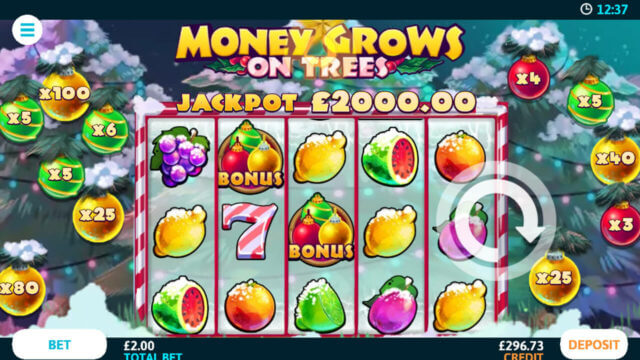 Money Grows on Trees Jackpot £2000 - Online Slot - Dr Slot Casino