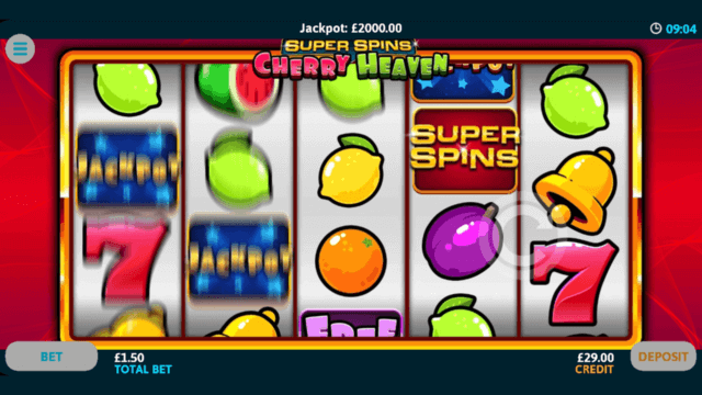 Cherry Heaven in game screenshot- Online Slot - Dr Slot Casino