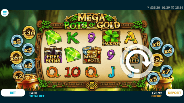 Mega Pots o' Gold Game of the Month online slots for Dr Slot online casino