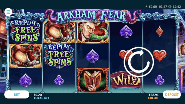 Arkham Fear Game of the Month online slots for Dr Slot online casino